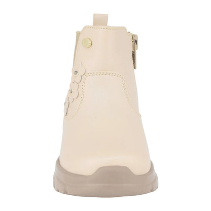 BOTIN ORO PARA NIÑA FLORES