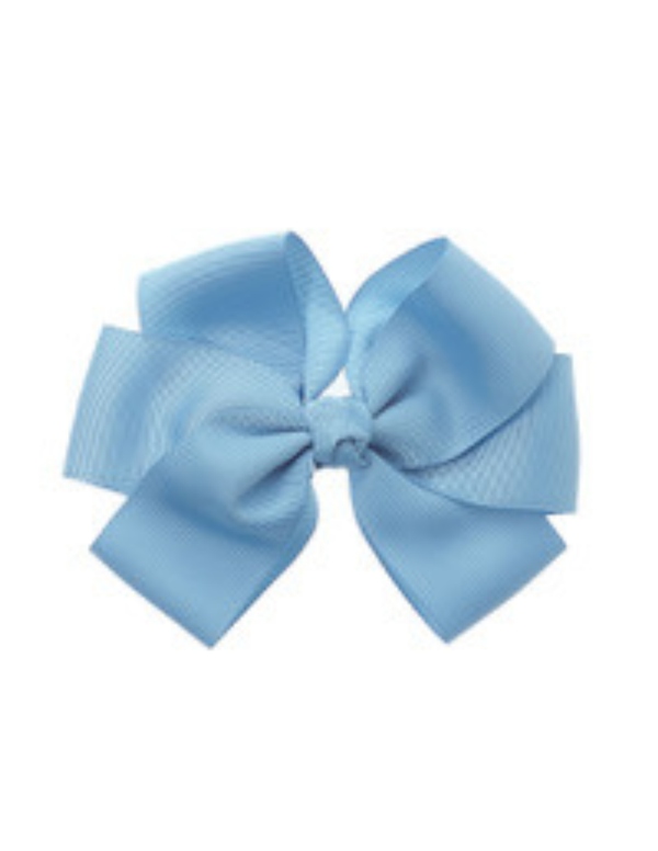 Moño Siena Grande Grosgrain  Azules