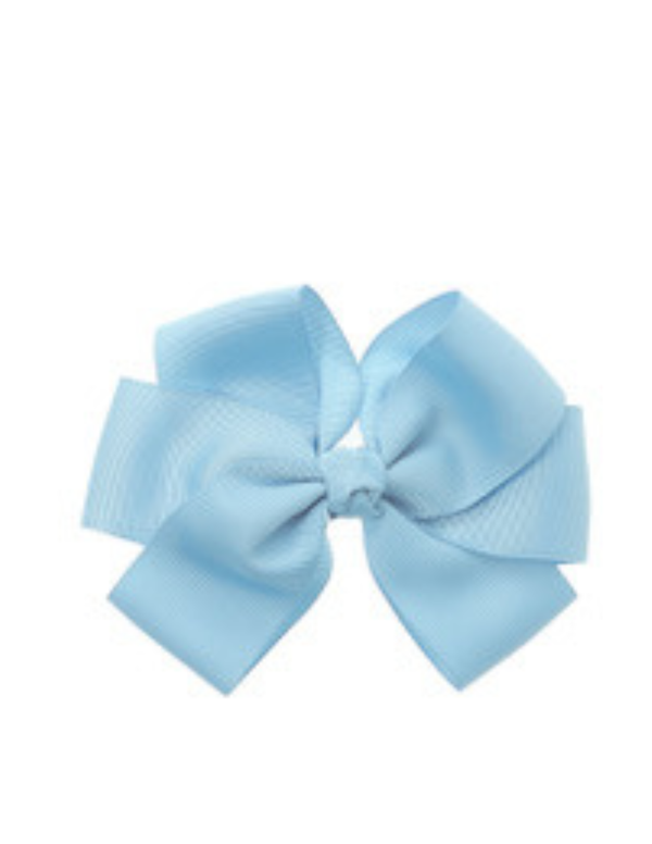 Moño Siena Grande Grosgrain  Azules