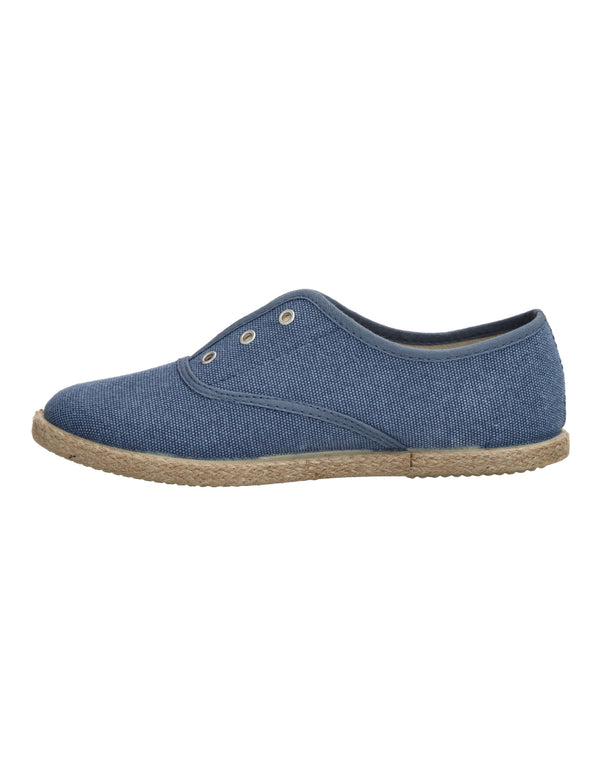 Zapato Tokolate Ingles Resorte/cotton Jeans para Niño