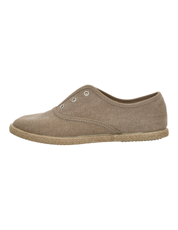 Zapato Tokolate Ingles Resorte/cotton Tostado para Niño