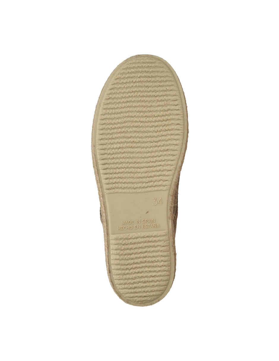 Zapato Tokolate Ingles Resorte/cotton Tostado para Niño