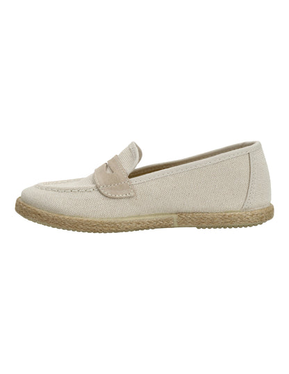 Zapato Tokolate Mocasin Antifaz /cotton Crudo para Niño
