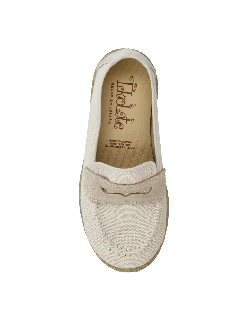 MASATO.C　② 805050 Mocasines Tokolate con Antifaz Crudo para Niño – Georgie Boy México