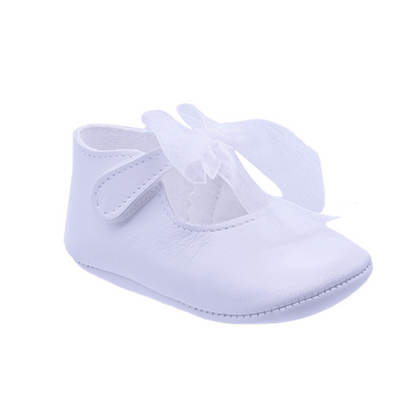 Zapato Bebe Ceremonia Blanco - Pekis