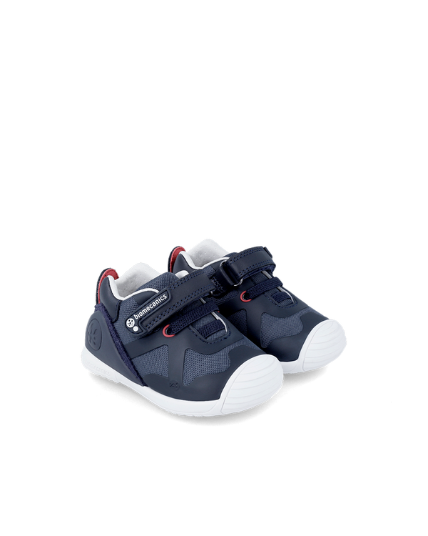 Tenis Biomecanics Azul con Velcro para Bebé