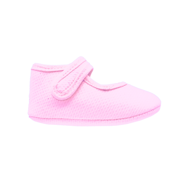 Zapatos Pekis Rosa con Velcro para Bebé