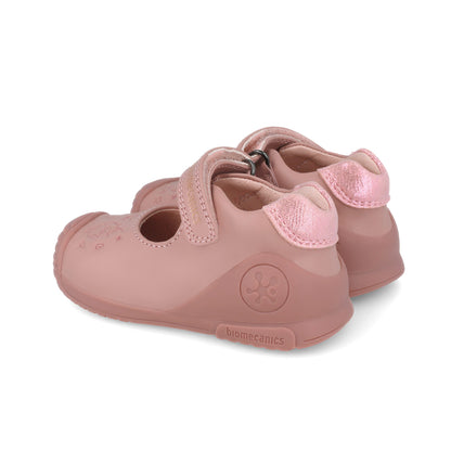 Zapatos Biomecanics Rosas con Velcro para Bebé