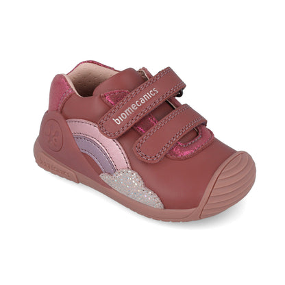 Zapatos Biomecanics Rosa con Velcro para Bebé