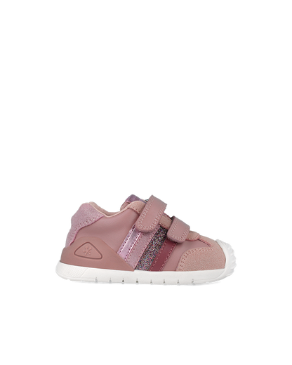 Zapatos Biomecanics Rosas con Gliter para Bebé