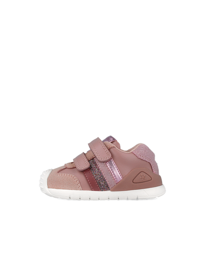 Zapatos Biomecanics Rosas con Gliter para Bebé