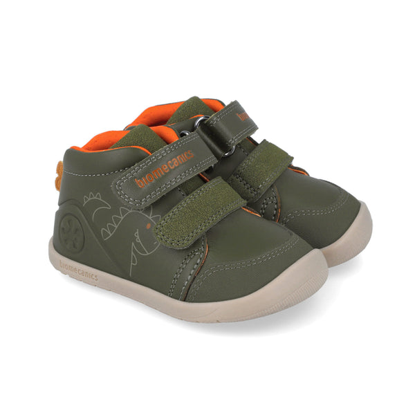 Biomecanics  Zapato Barefoot Verde Velcro