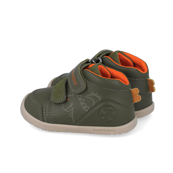 Biomecanics  Zapato Barefoot Verde Velcro