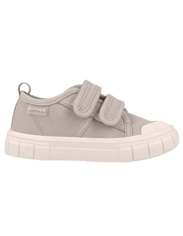 Zapato Garvalin Lona Dos Velcros Crudo para Niño