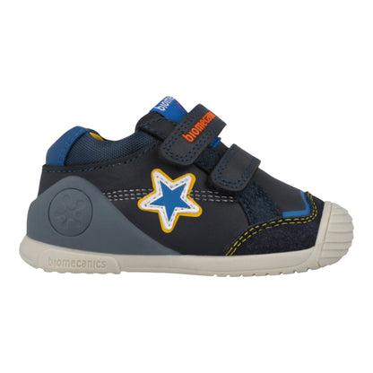 ZAPATO BOTIN NIÑO DOBLE VELCRO ESTRELLA
