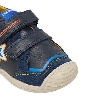 ZAPATO BOTIN NIÑO DOBLE VELCRO ESTRELLA