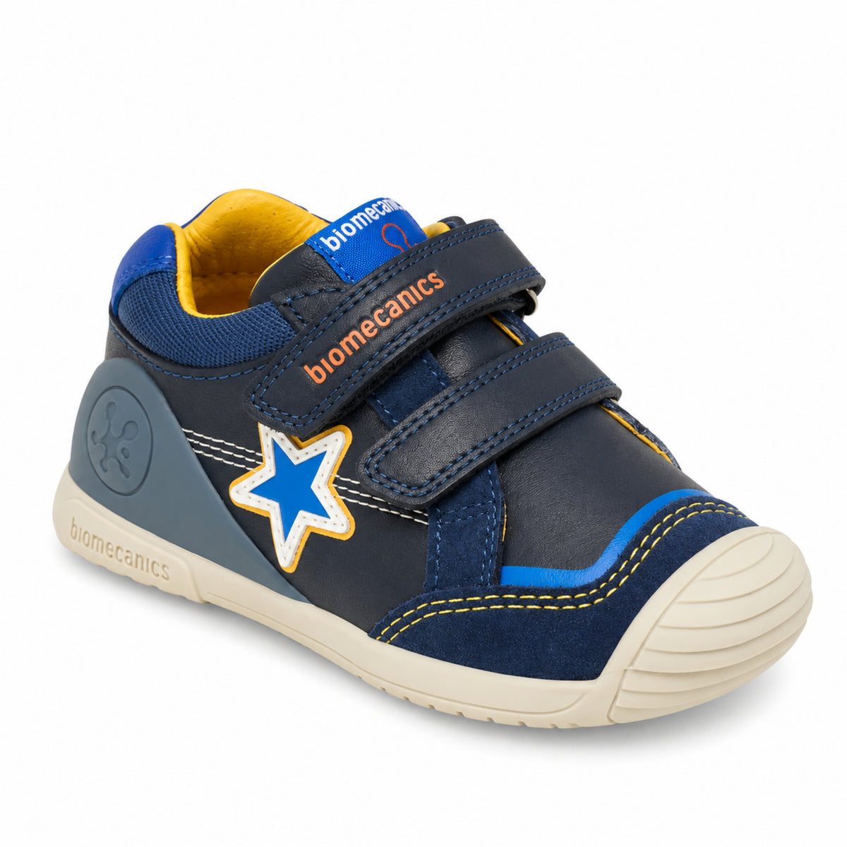 ZAPATO BOTIN NIÑO DOBLE VELCRO ESTRELLA