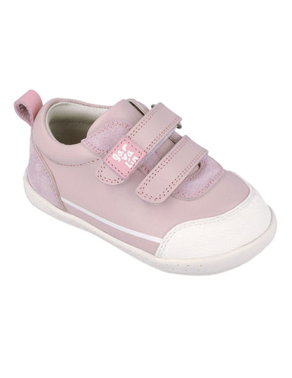 Zapato Barefoot Garvalin Dos Velcros Rosa