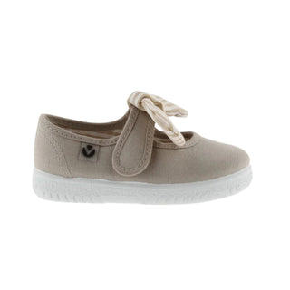 Zapato de Lona para Niña con Pañuelo de Rayas – VICTORIA