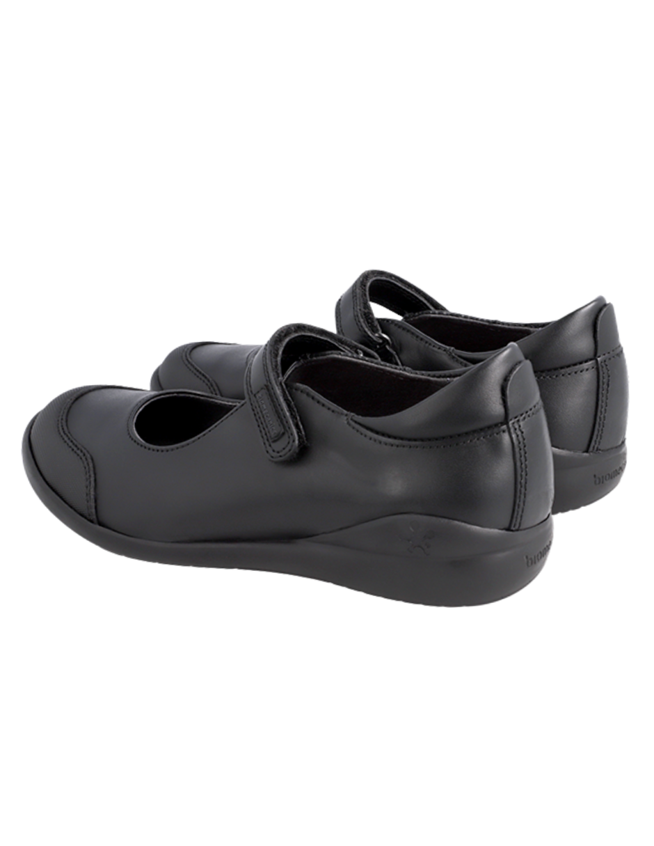 Zapato Biomecanics Escolar Piel Puntera Negros para Niña