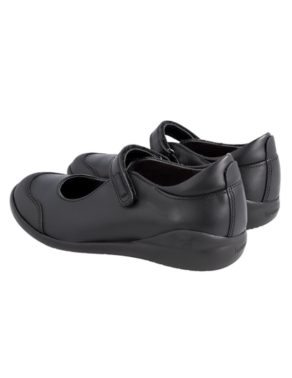 Zapato Biomecanics Escolar Piel Puntera Negros para Niña