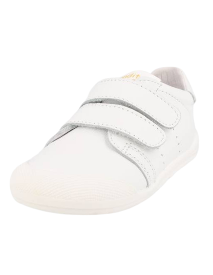 Zapato Blanditos Barefoot Dos Velcros Blancos para Bebé (Unisex)