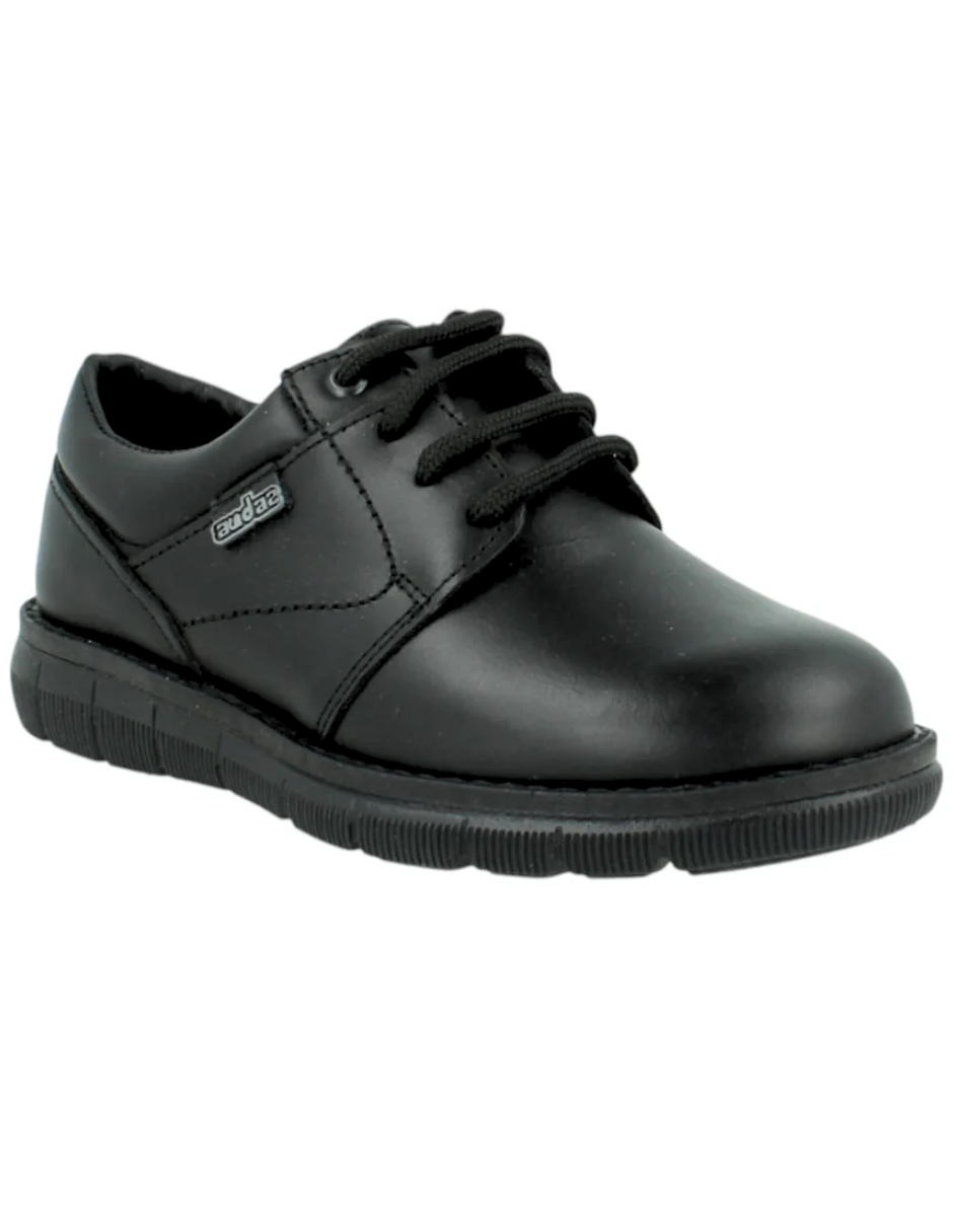 Zapato Coqueta Escolar Agujeta Negros para Niño