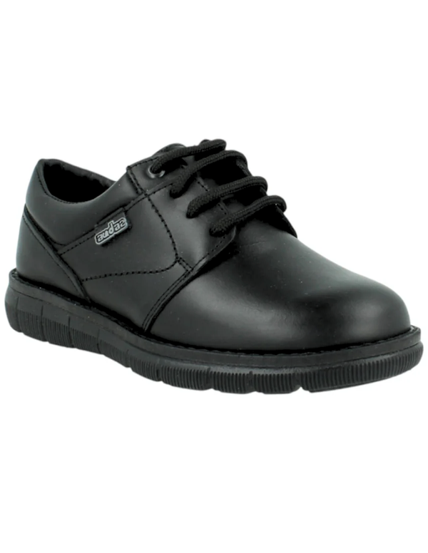 Zapato Coqueta Escolar Agujeta Negros para Niño