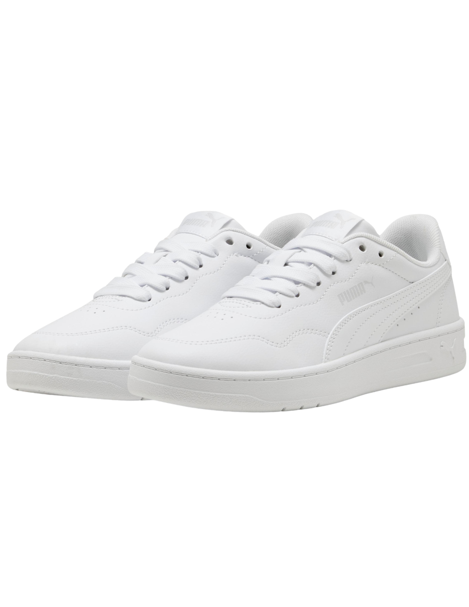 Tenis Puma Court Lally JR Blancos para Niños(Unisex)