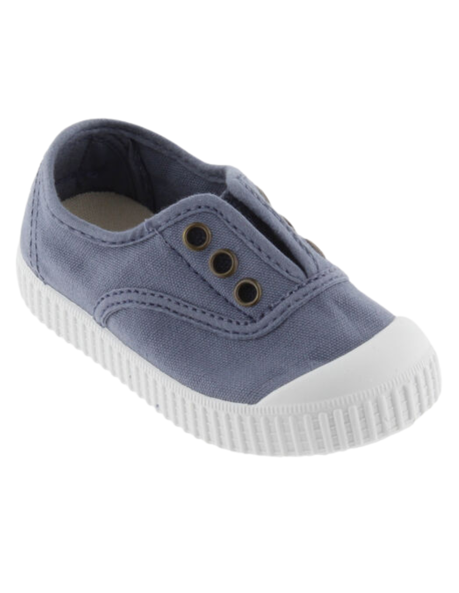 Zapato Victoria Resorte Inglesa Lona Azules para Niños(Unisex)