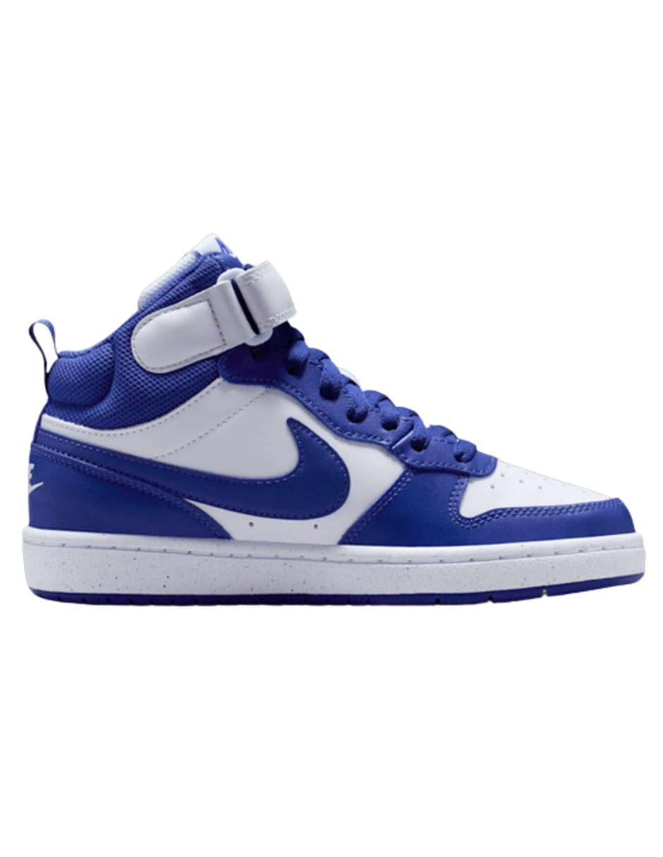 Tenis Nike Court Borough Mid 2 GS Azul para Niño