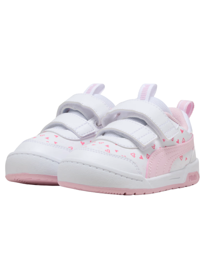 Tenis Puma Multiflex 2 Hearty V Inf Blancos para Niña