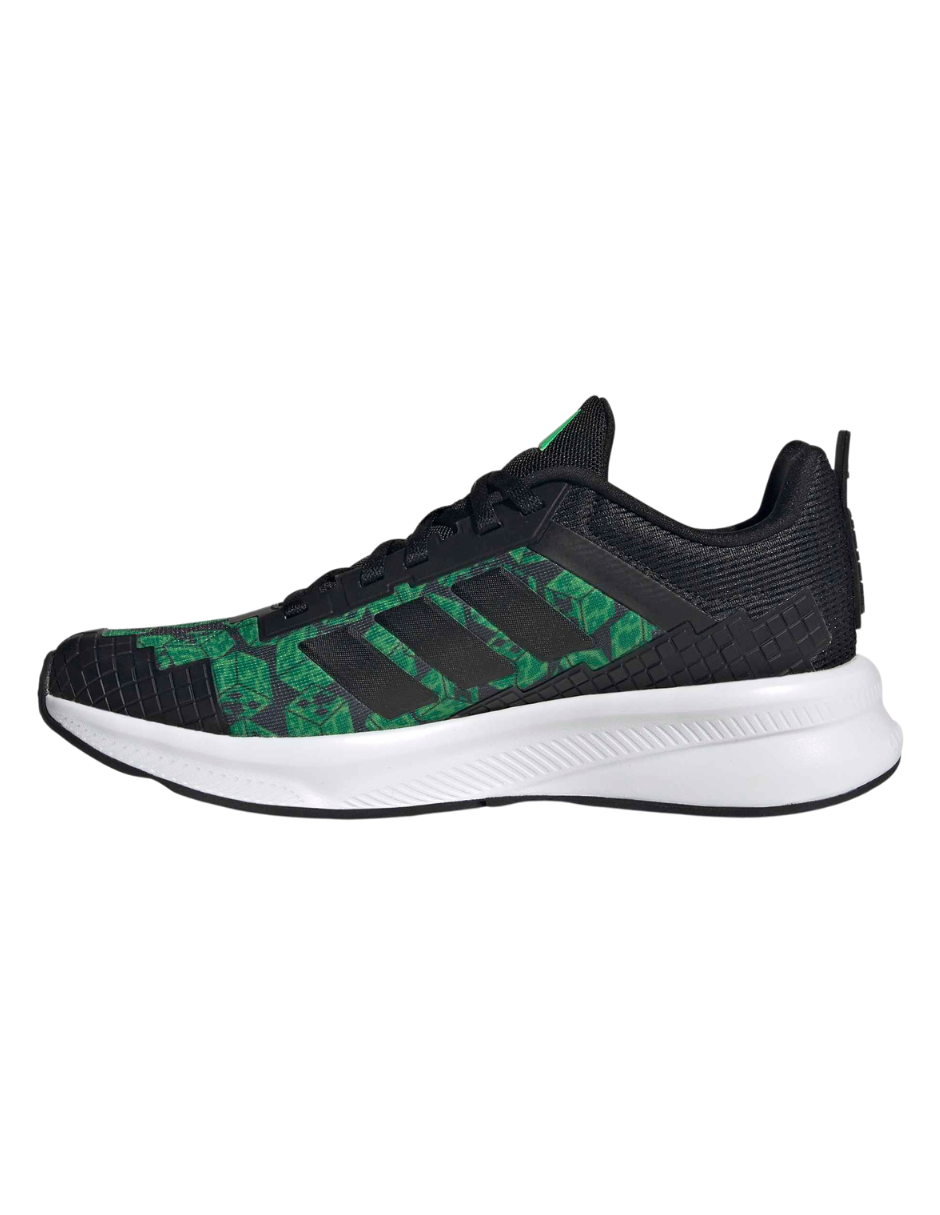 Tenis Adidas Minecraft Fortarun J Negros para Niño