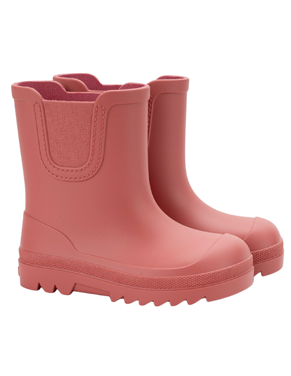 Bota Igor Baja Lluvia Barefoot Coral para Niña