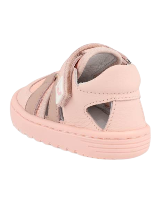 Sandalia Blanditos Barefoot Con Velcro Rosa-palos para Niña