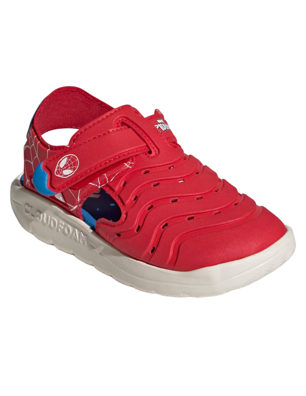 TENIS ADIDAS WATER SANDAL SPIDER MAN C ROJOS PARA NIÑO