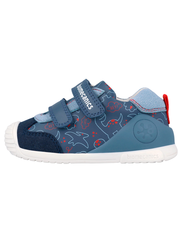 Zapato Biomecanics Petrol Dinosaurios para Bebé