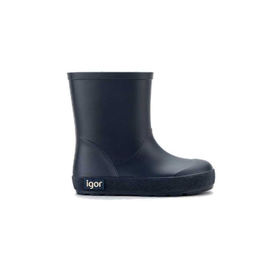 Bota de lluvia niño corte bajo azul marino – IGOR