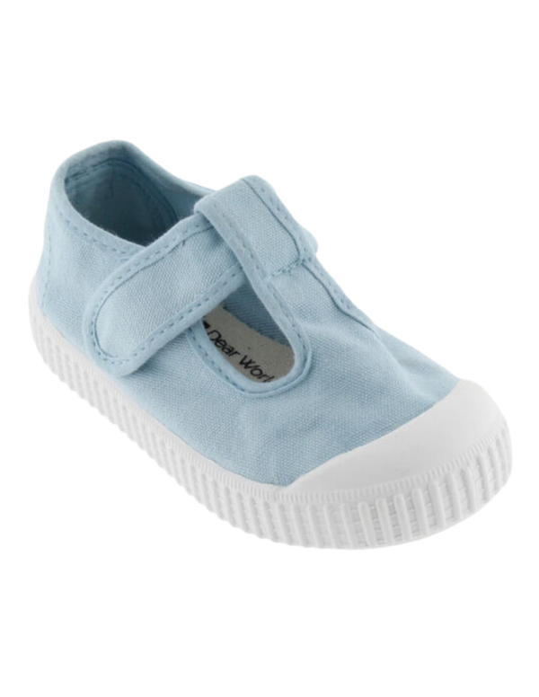 Zapato Victoria Lona Tintada Con Velcro Aire para Niños(Unisex)