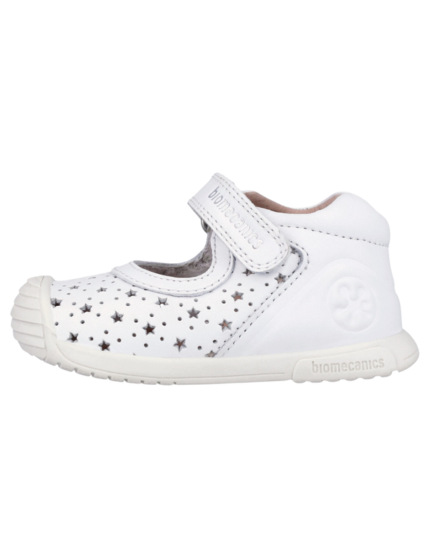 Zapato Biomecanics Blanco Calado de Mercedes para Bebé