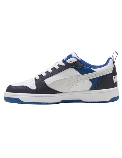 Tenis Puma Rebound V6 LO JR Blancos para Niño