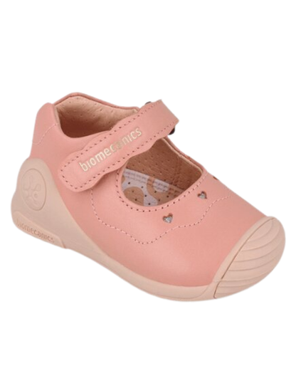 Zapato Biomecanics Mercedes Corazones Rosas para Niña