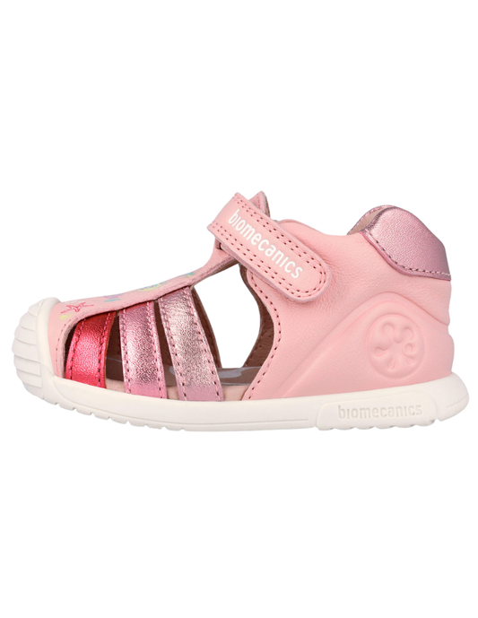Sandalia Biomecanics Peces Rosa para Bebe