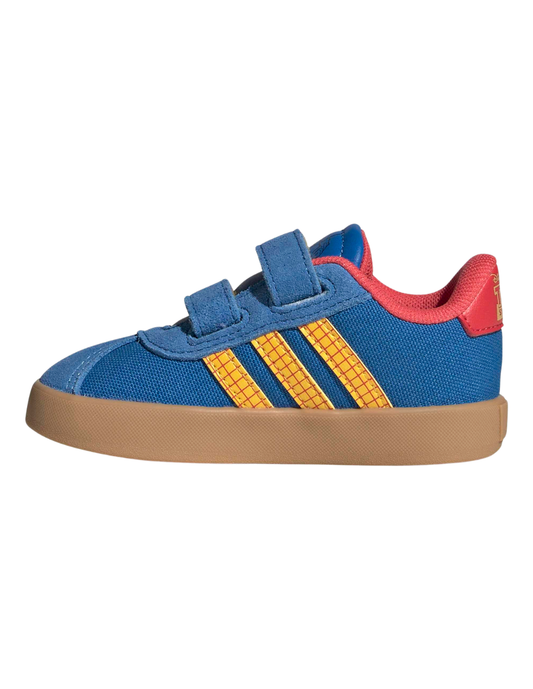 TENIS ADIDAS VL COURT WOODY CF I AZUL REY PARA NIÑO