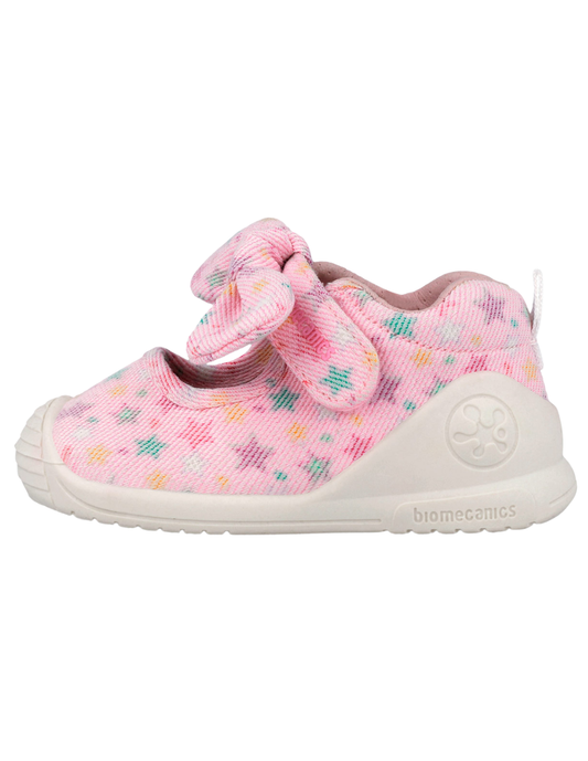 Zapato Biomecanics Rosa Estampada de Mercedes para Bebe