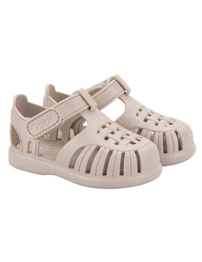 Sandalia Igor Croco Con Velcro Matchas para Niño