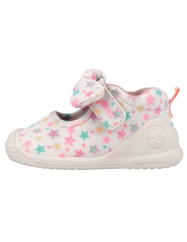Zapato Biomecanics Blanco Estampada de Mercedes para Bebé