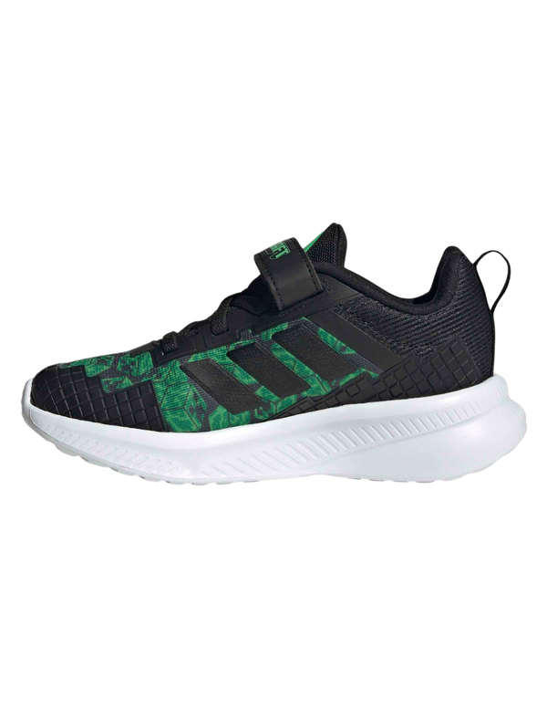 Tenis Adidas Minecraft Fortarun EL C Negros para Niño