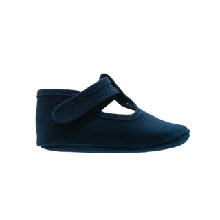 ZAPATO BEBE MARINO VELCRO LONA- PEKIS
