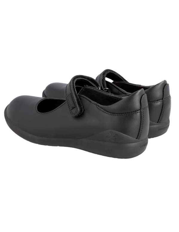 Zapato Escolar Biomecanics Negro Con Velcro Para Niña